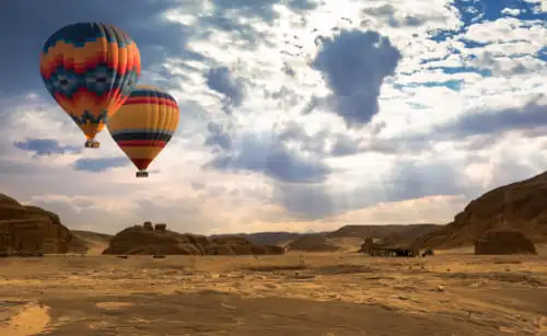 Vol en montgolfière en Afrique du Sud