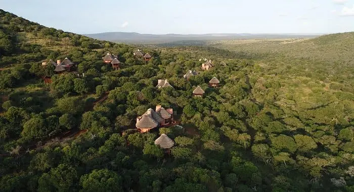 Un lodge au cœur de la réserve de Thanda