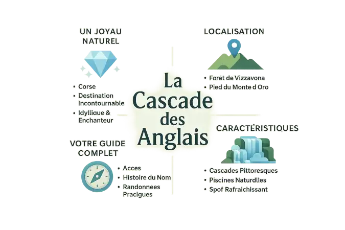 Cascade des Anglais en Corse