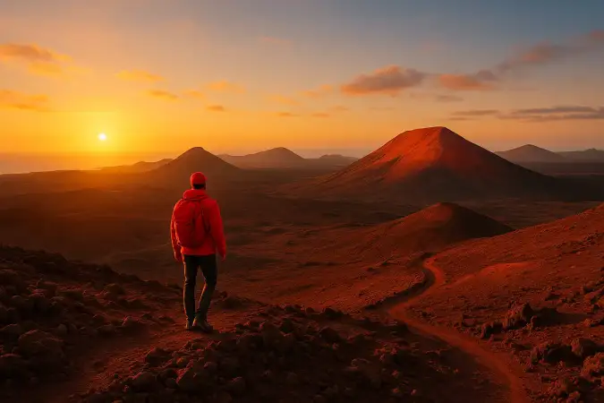 Lanzarote en mars : paysages martiens et climat idéal