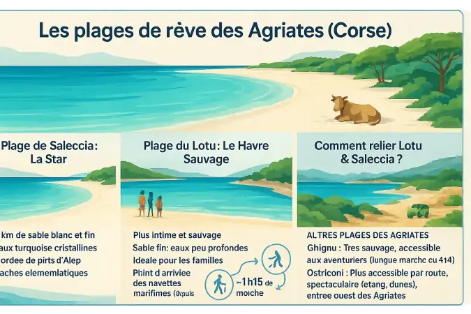 Plages des Agriates en Corse