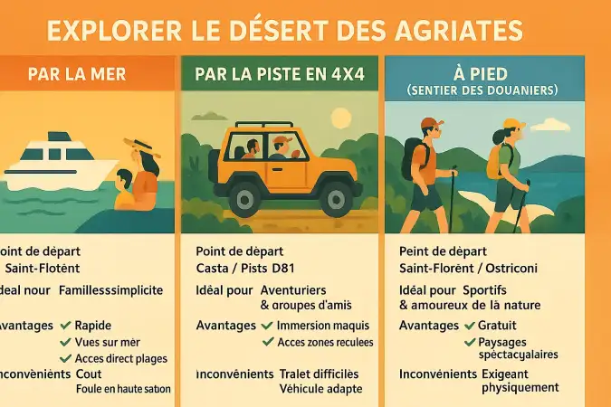 Vue aérienne des plages de Saleccia et du Lotu dans le désert des Agriates