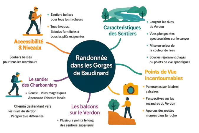 Vue panoramique sur les Gorges de Baudinard
