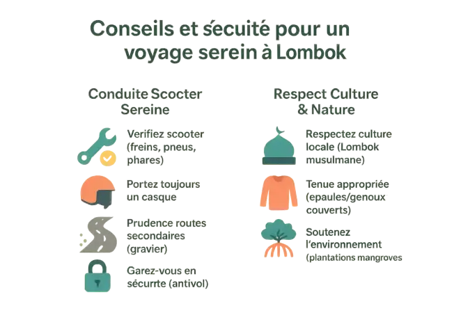 Conduite responsable et respect de la nature à Kuta Lombok