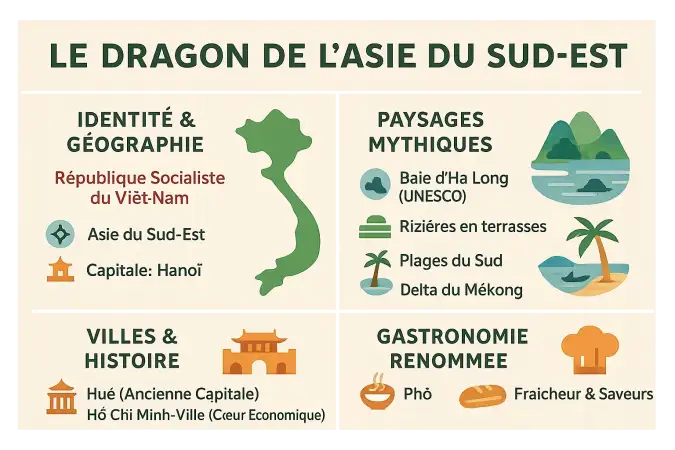 Pays du monde commençant par V - Vietnam pays en V