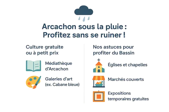 Arcachon sous la pluie