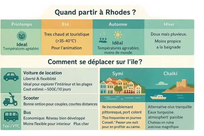 Rhodes, île grecque aux mille facettes