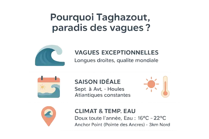 Taghazout, paradis des vagues