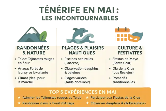 Tenerife en mai - Activités incontournables