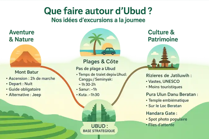 Rizières en terrasses de Bali