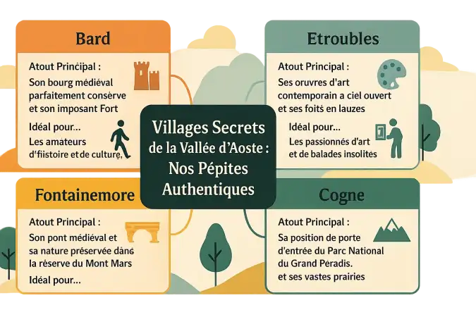 Villages pittoresques de la Vallée d'Aoste