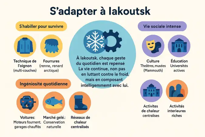 Illustration de la vie à Iakoutsk