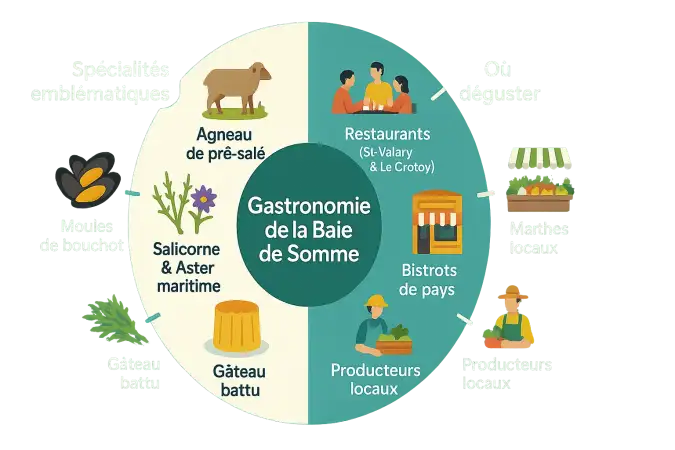 Spécialités culinaires de la Baie de Somme
