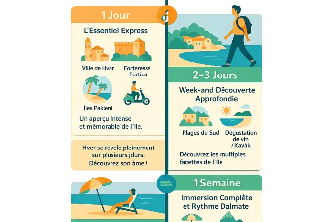 Paysages de l'île de Hvar