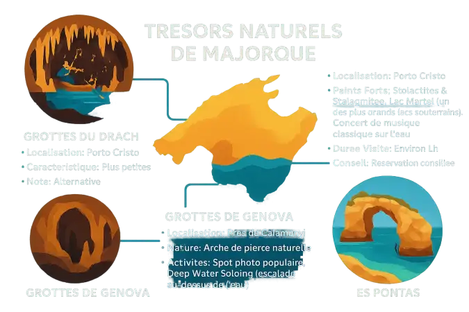 Grottes du Drach à Majorque