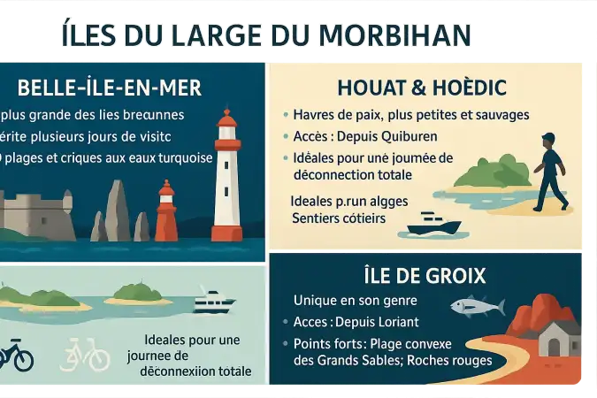Paysage de Belle-Île-en-Mer avec les Aiguilles de Port-Coton