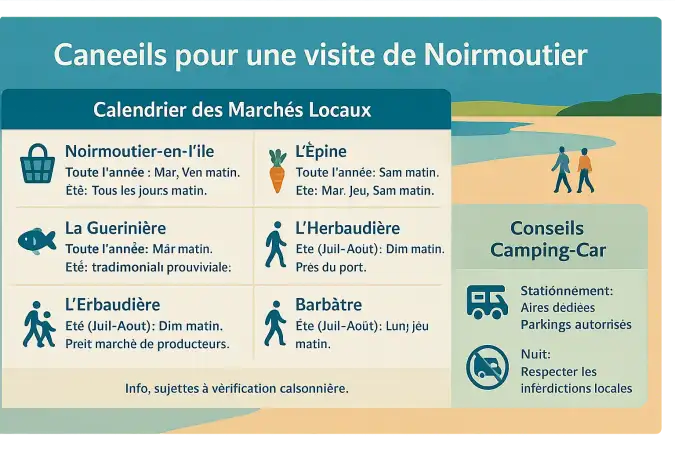 Paysage de Noirmoutier avec ses marais salants