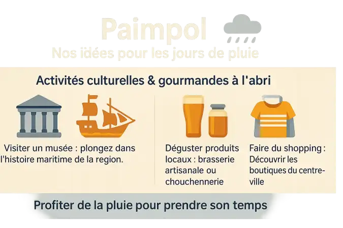 Paimpol sous la pluie, ambiance douillette d'un café breton