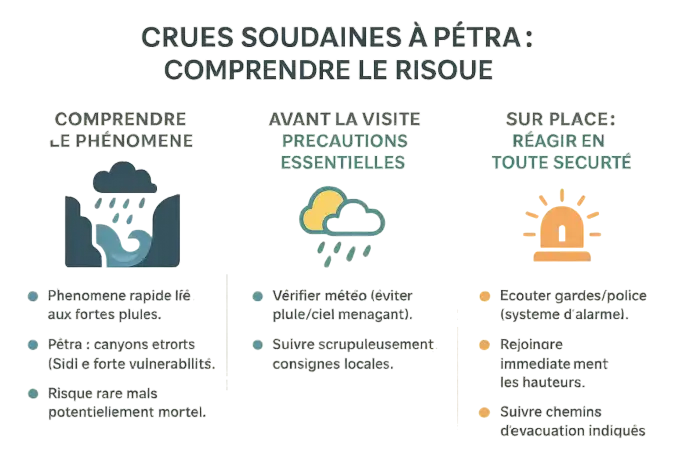 Crues soudaines à Pétra