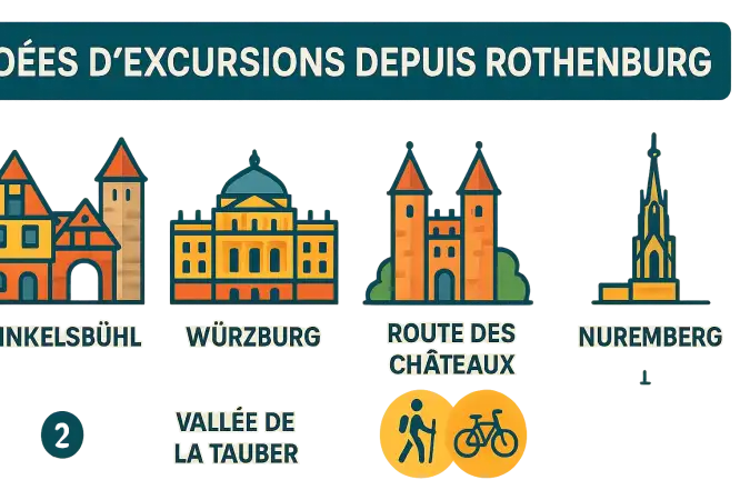 Rothenburg ob der Tauber et ses environs pittoresques