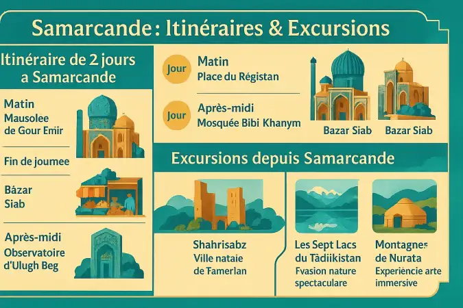 <strong>Samarkand vue aérienne</strong>