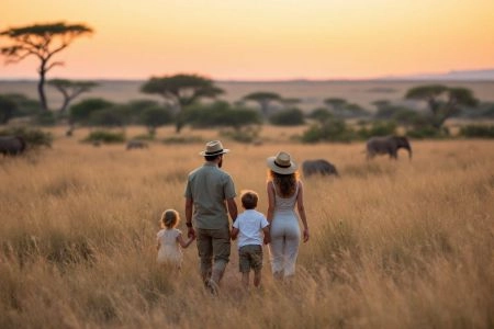 Safari et école à distance : partir en voyage longue durée en famille