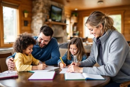 Safari et école à distance : partir en voyage longue durée en famille